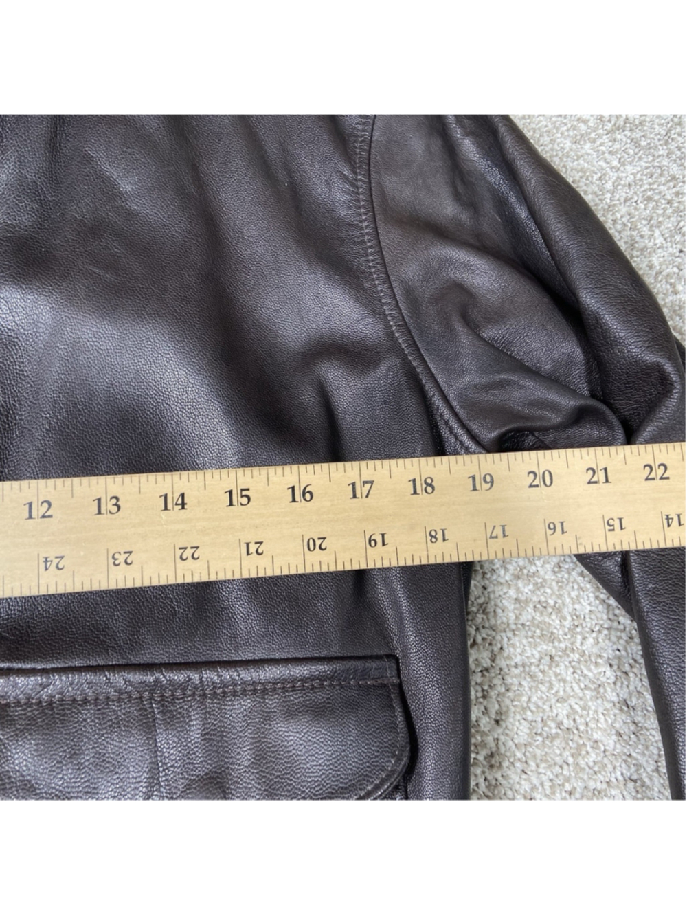 Vintage Avirex Type A-2 Leather Flight Bomber Jacket Mens Size 38 Medium USA - Picture 4 of 5